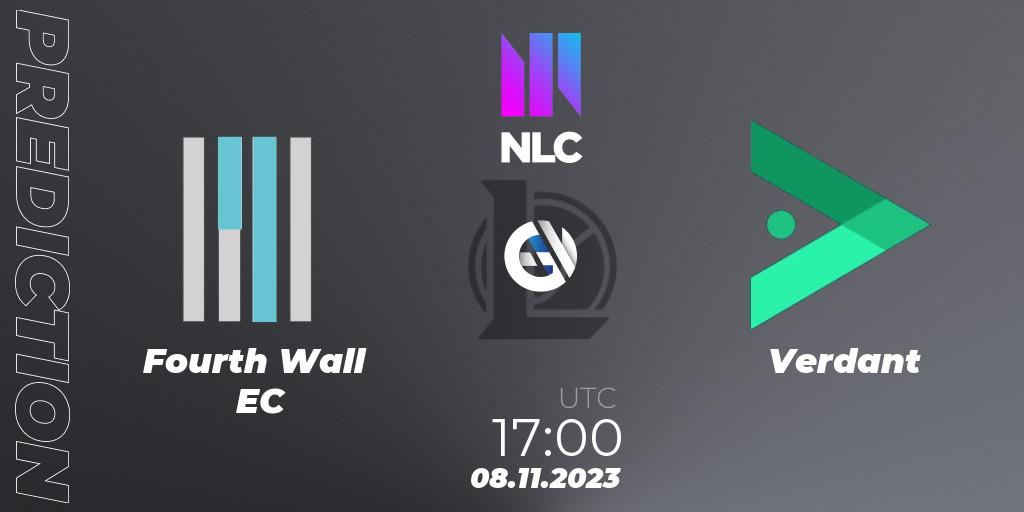 Fourth Wall EC - Verdant: прогноз. 08.11.2023 at 17:00, LoL, NLC Aurora Cup 2023