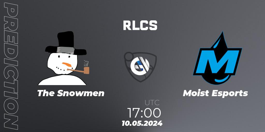 The Snowmen - Moist Esports: прогноз. 10.05.2024 at 17:00, Rocket League, RLCS 2024 - Major 2: NA Open Qualifier 5
