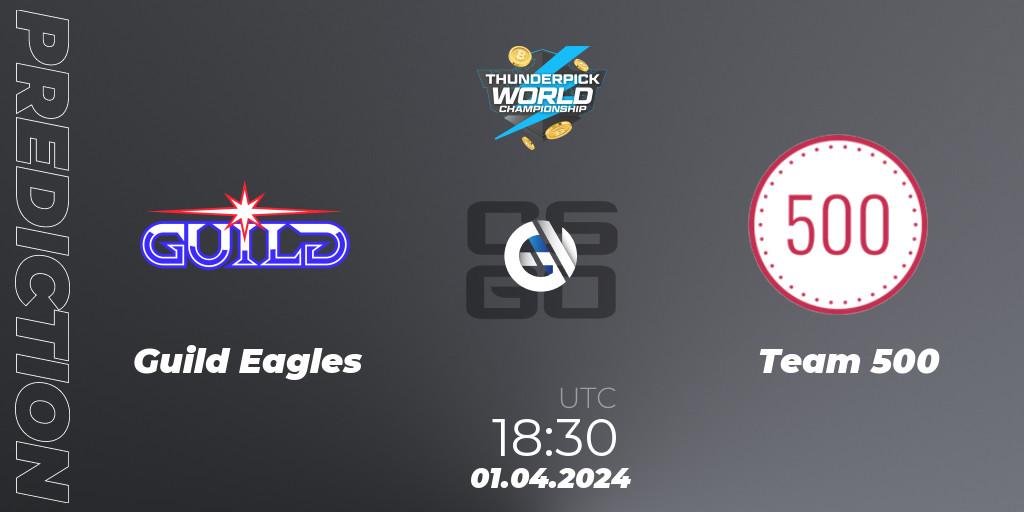 Guild Eagles - Team 500: прогноз. 01.04.24, CS2 (CS:GO), Thunderpick World Championship 2024: European Series #1