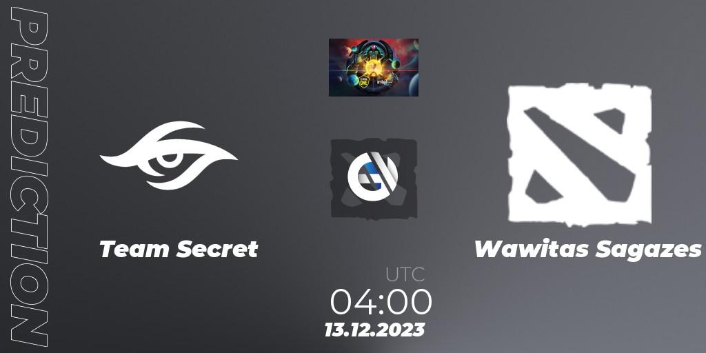Team Secret - Wawitas Sagazes: прогноз. 13.12.23, Dota 2, ESL One - Kuala Lumpur 2023