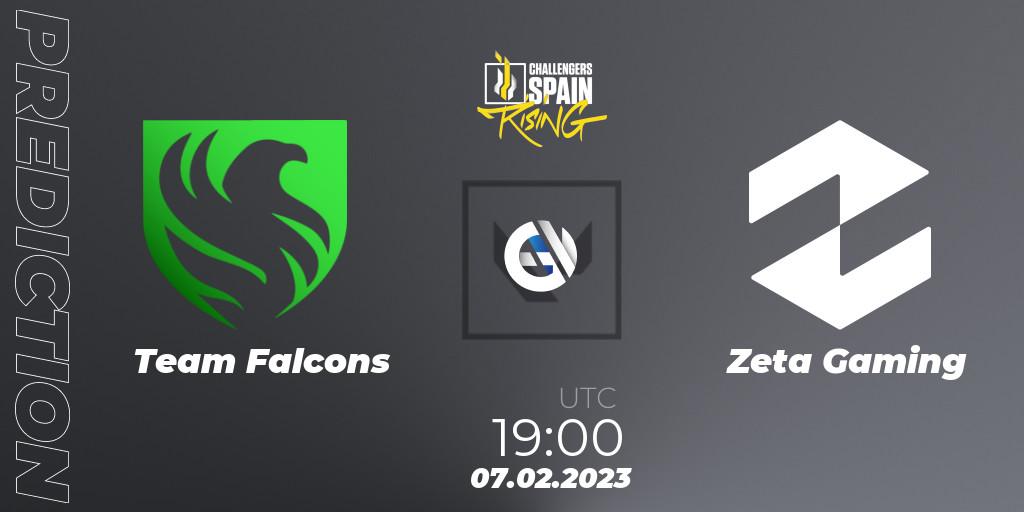 Falcons - Zeta Gaming: прогноз. 07.02.23, VALORANT, VALORANT Challengers 2023 Spain: Rising Split 1