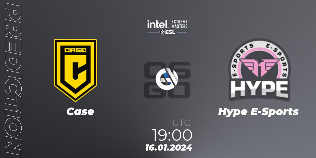 Case - Hype E-Sports: прогноз. 16.01.24, CS2 (CS:GO), Intel Extreme Masters China 2024: South American Open Qualifier #2