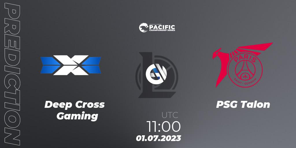 Deep Cross Gaming - PSG Talon: прогноз. 01.07.2023 at 11:10, LoL, PACIFIC Championship series Group Stage