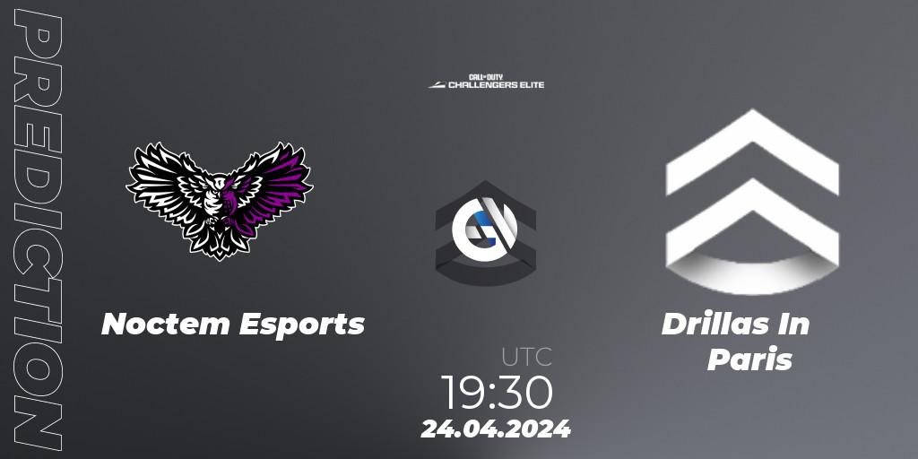 Noctem Esports - Drillas In Paris: прогноз. 24.04.2024 at 19:30, Call of Duty, Call of Duty Challengers 2024 - Elite 2: EU