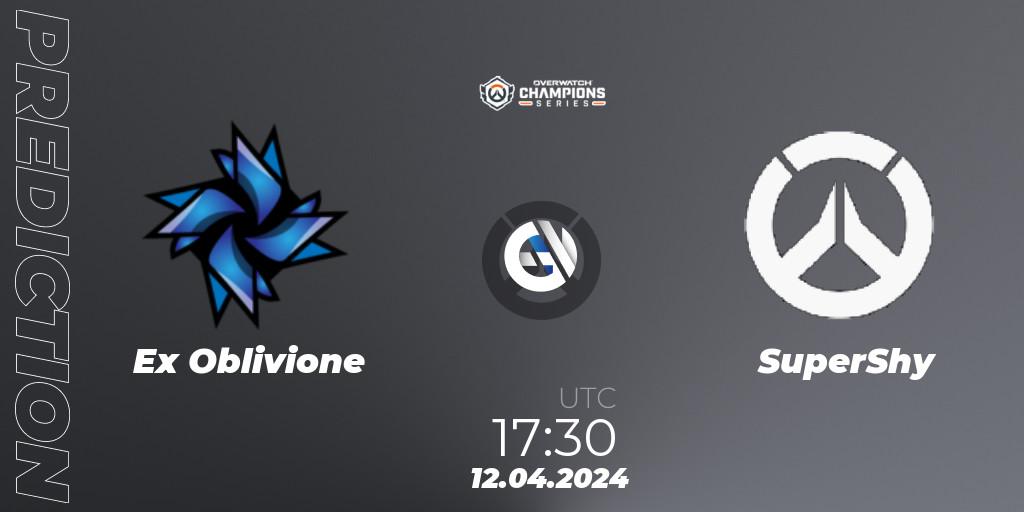 Ex Oblivione - SuperShy: прогноз. 12.04.2024 at 17:30, Overwatch, Overwatch Champions Series 2024 - EMEA Stage 2 Group Stage