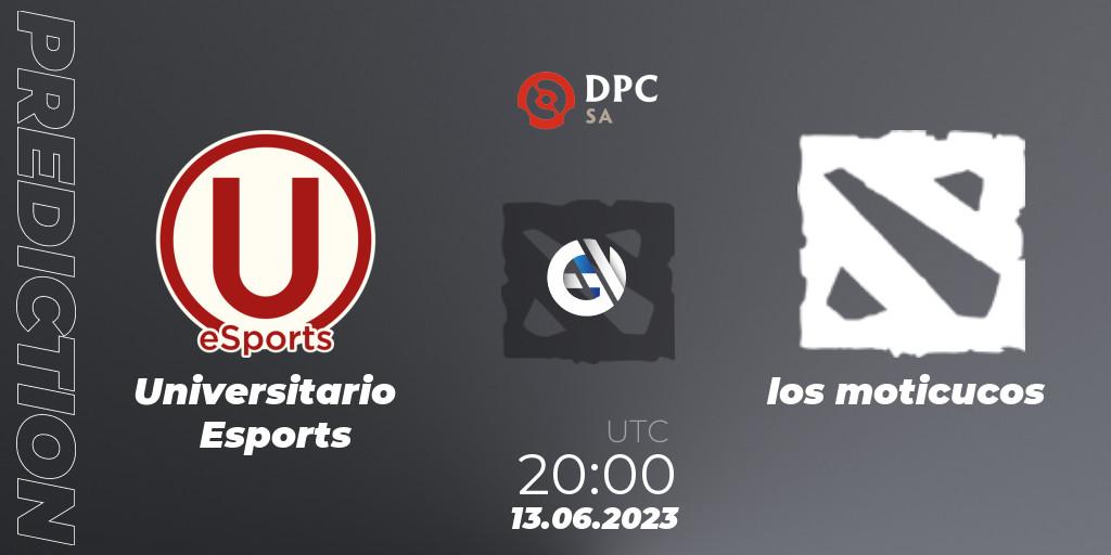 Universitario Esports - los moticucos: прогноз. 13.06.23, Dota 2, DPC 2023 Tour 3: SA Division II (Lower)