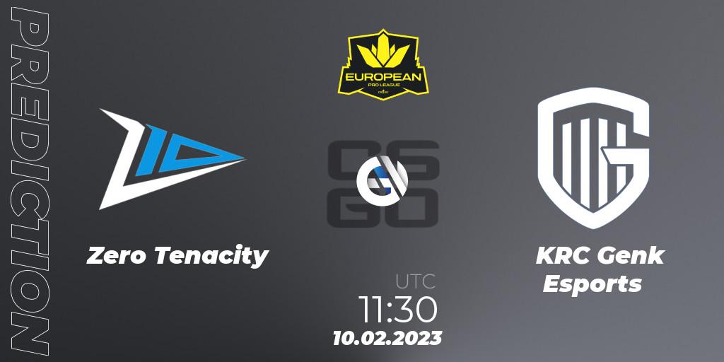 Zero Tenacity - KRC Genk Esports: прогноз. 10.02.23, CS2 (CS:GO), European Pro League Season 6: Division 2
