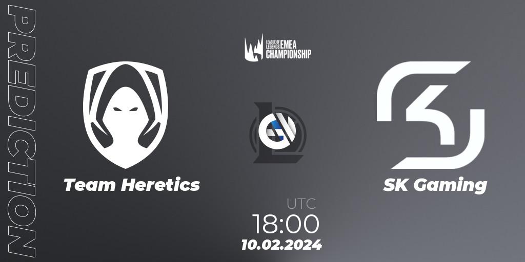 Team Heretics - SK Gaming: прогноз. 10.02.24, LoL, LEC Winter 2024 - Playoffs