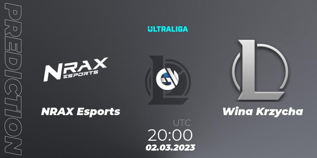 NRAX Esports - Wina Krzycha: прогноз. 02.03.2023 at 20:00, LoL, Ultraliga 2nd Division Season 6
