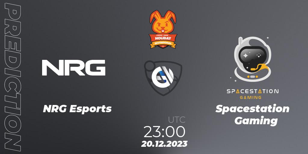 NRG Esports - Spacestation Gaming: прогноз. 20.12.2023 at 23:00, Rocket League, OXG Holiday Invitational