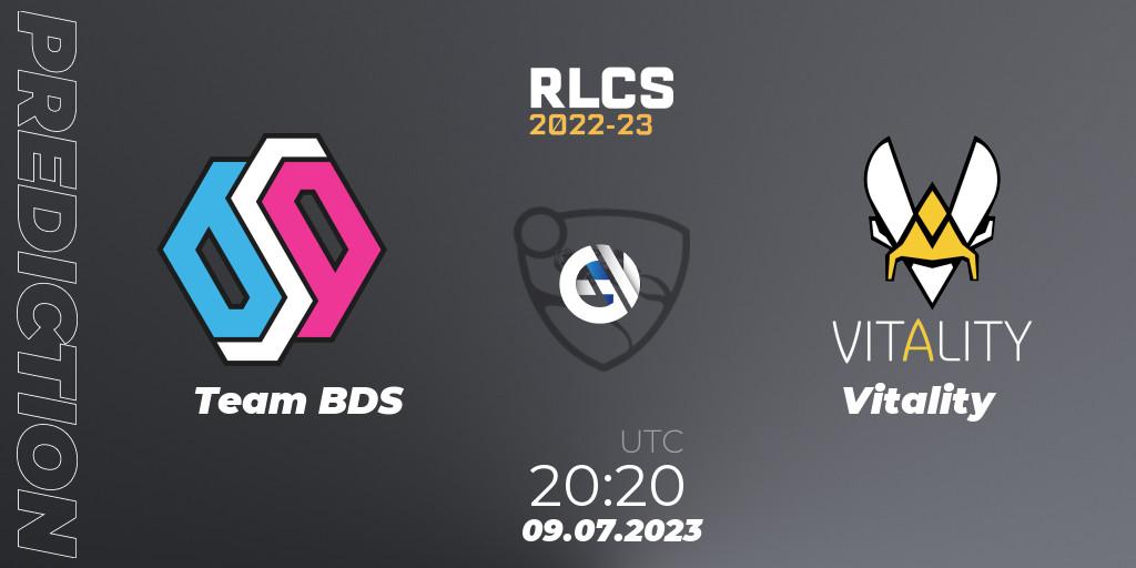 Team BDS - Vitality: прогноз. 09.07.2023 at 20:20, Rocket League, RLCS 2022-23 Spring Major