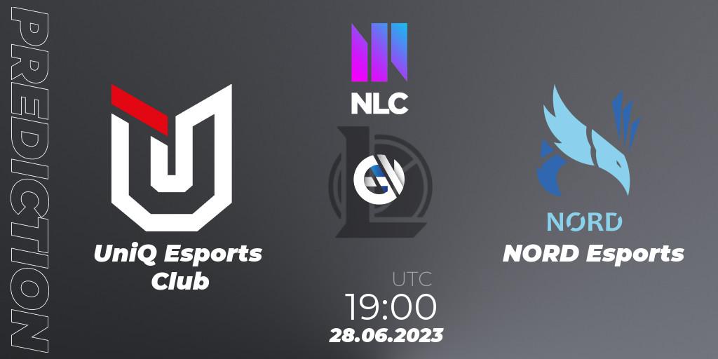UniQ Esports Club - NORD Esports: прогноз. 28.06.23, LoL, NLC Summer 2023 - Group Stage