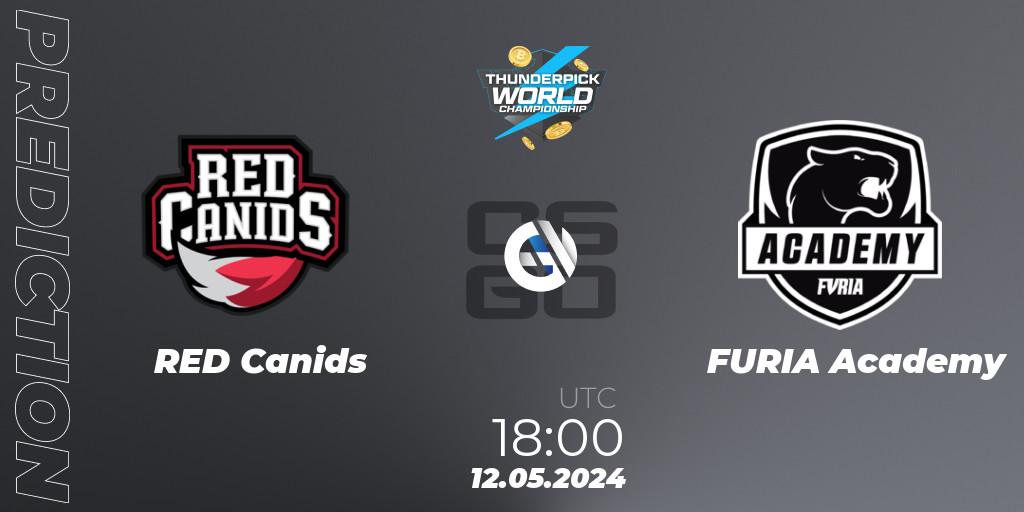 RED Canids - FURIA Academy: прогноз. 12.05.2024 at 18:00, Counter-Strike (CS2), Thunderpick World Championship 2024: South American Series #1