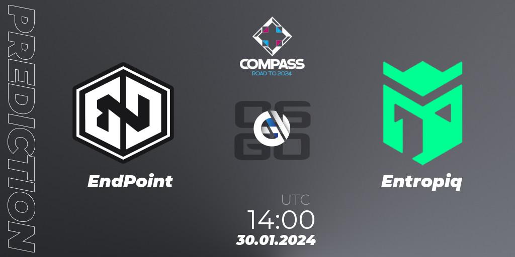 EndPoint - Entropiq: прогноз. 30.01.2024 at 14:00, Counter-Strike (CS2), YaLLa Compass Spring 2024 Contenders