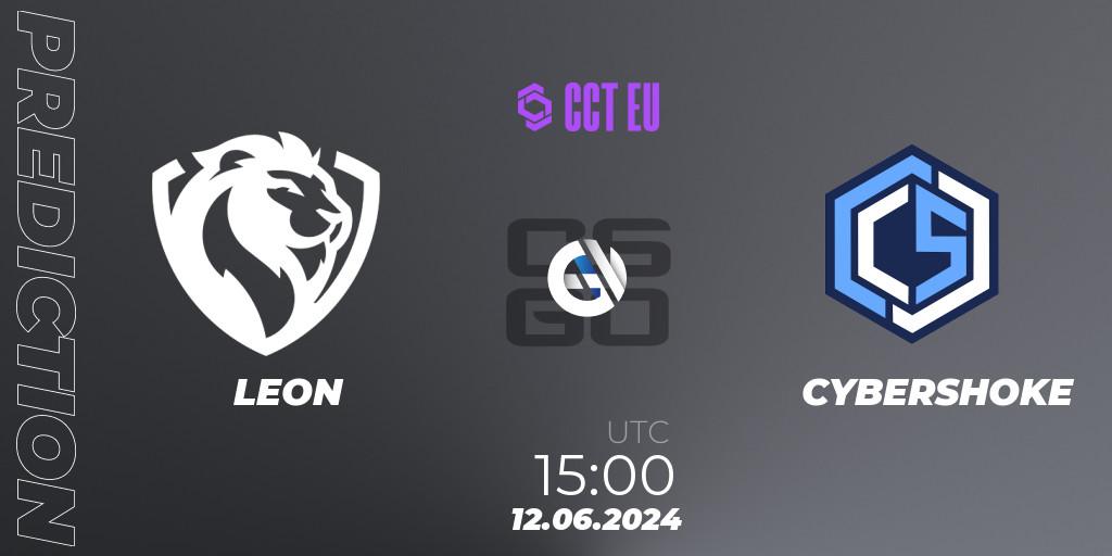 LEON - CYBERSHOKE: прогноз. 12.06.2024 at 15:00, Counter-Strike (CS2), CCT Season 2 European Series #6 Play-In