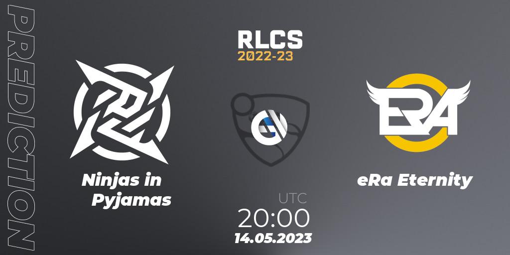 Ninjas in Pyjamas - eRa Eternity: прогноз. 14.05.2023 at 20:00, Rocket League, RLCS 2022-23 - Spring: South America Regional 1 - Spring Open
