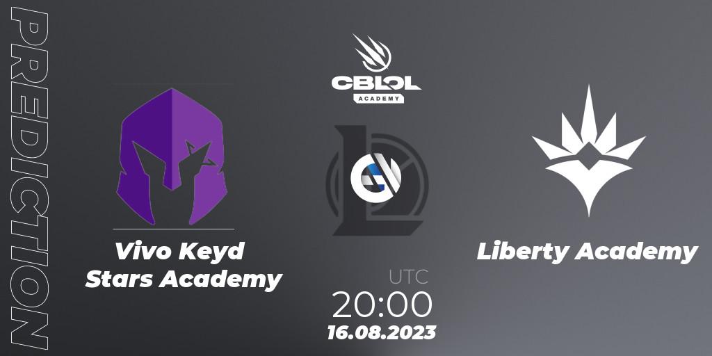Vivo Keyd Stars Academy - Liberty Academy: прогноз. 16.08.2023 at 20:00, LoL, CBLOL Academy Split 2 2023 - Playoffs