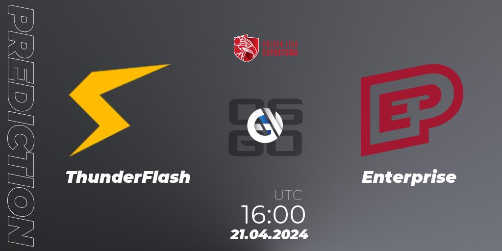 ThunderFlash - Enterprise: прогноз. 21.04.24, CS2 (CS:GO), Polska Liga Esportowa 2024: Split #1