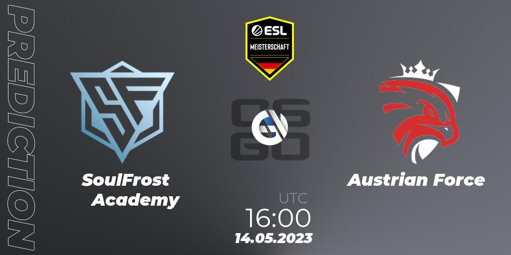 SoulFrost Academy - Austrian Force: прогноз. 14.05.23, CS2 (CS:GO), ESL Meisterschaft: Spring 2023 - Division 2