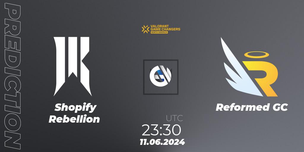 Shopify Rebellion - Reformed GC: прогноз. 11.06.2024 at 23:40, VALORANT, VCT 2024: Game Changers North America Series 2