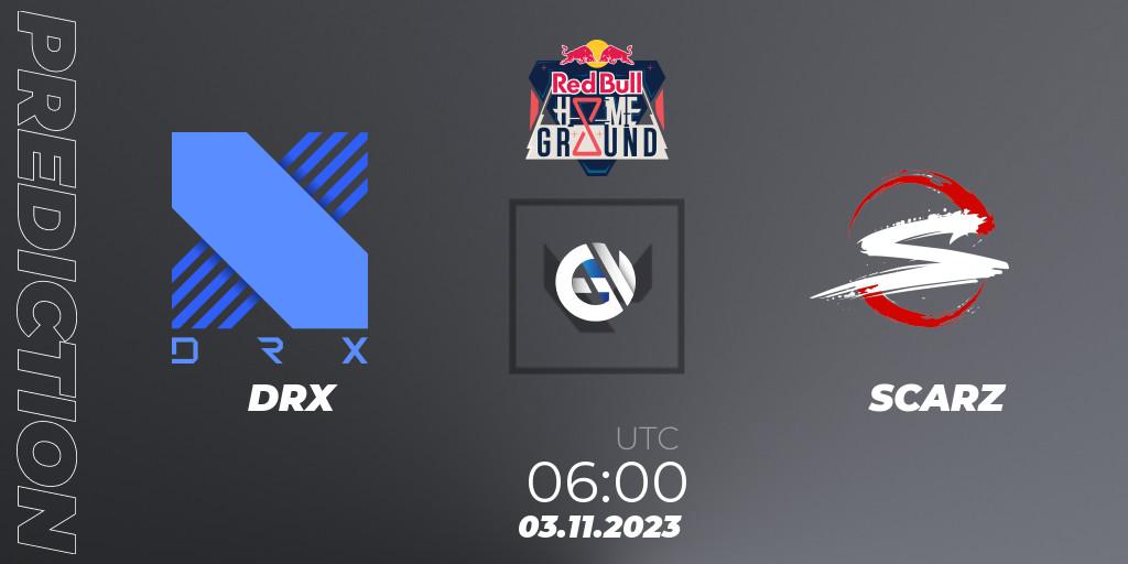 DRX - SCARZ: прогноз. 03.11.23, VALORANT, Red Bull Home Ground #4 - Swiss Stage
