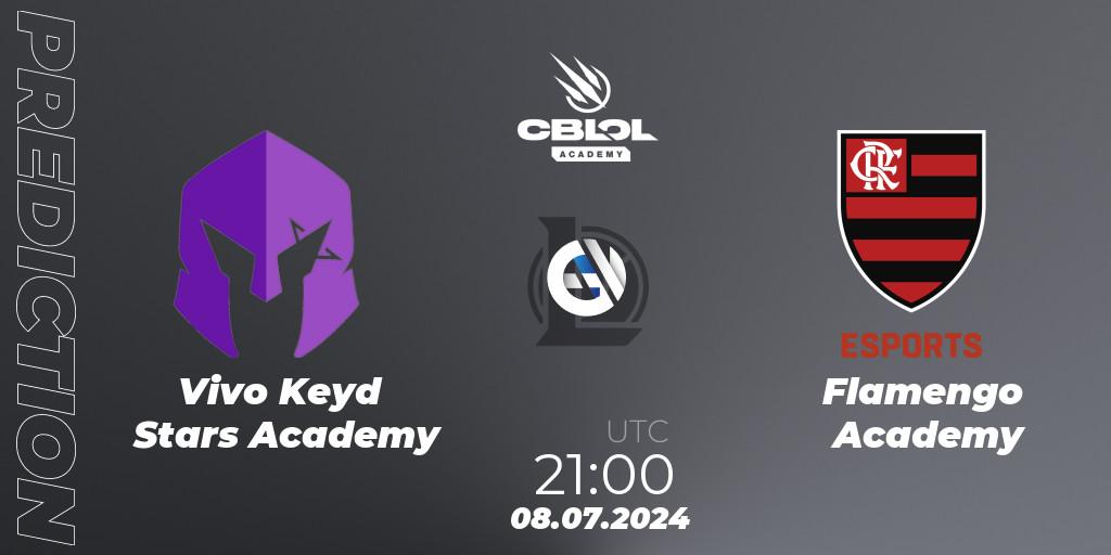 Vivo Keyd Stars Academy - Flamengo Academy: прогноз. 09.07.2024 at 21:00, LoL, CBLOL Academy 2024