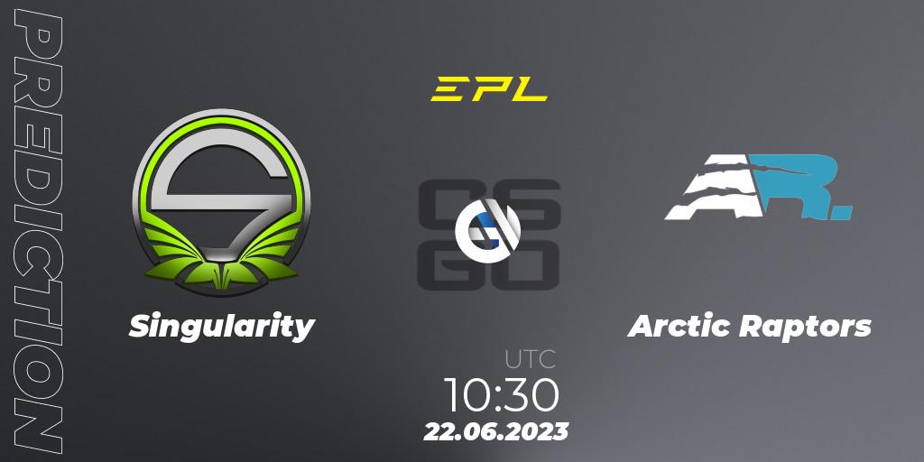 Singularity - Arctic Raptors: прогноз. 22.06.23, CS2 (CS:GO), European Pro League Season 9: Division 2