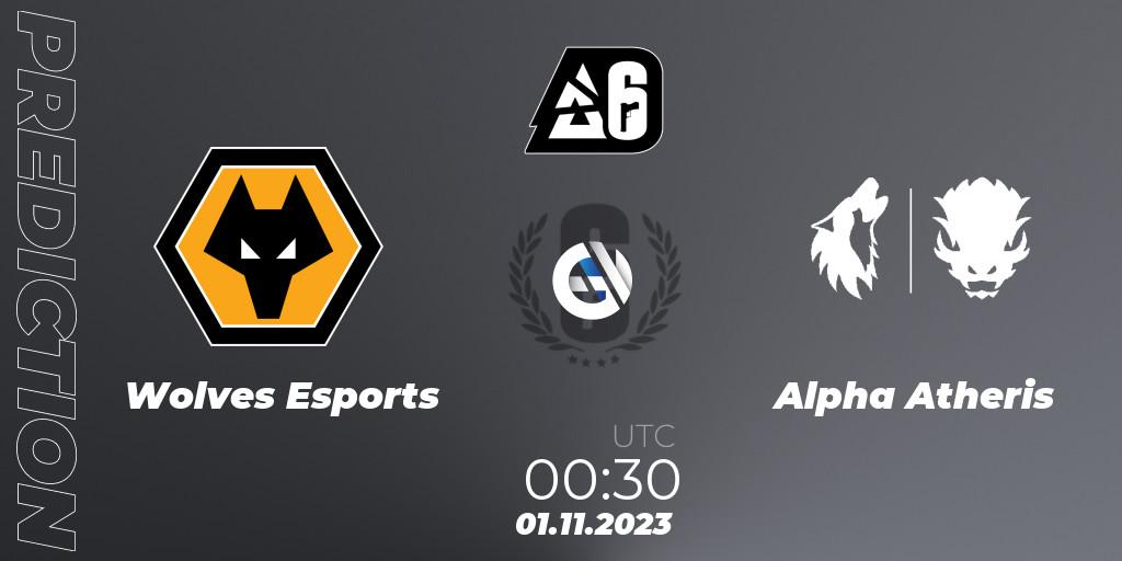Wolves Esports - Alpha Atheris: прогноз. 01.11.2023 at 00:30, Rainbow Six, BLAST Major USA 2023