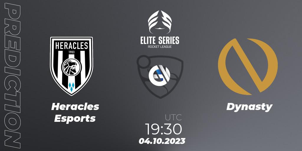 Heracles Esports - Dynasty: прогноз. 04.10.2023 at 19:40, Rocket League, Elite Series Fall 2023