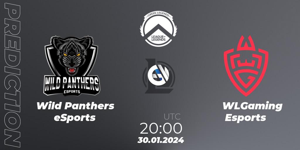 Wild Panthers eSports - WLGaming Esports: прогноз. 30.01.2024 at 20:00, LoL, GLL Spring 2024