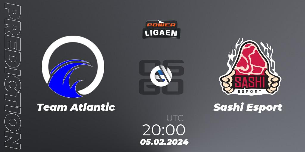Team Atlantic - Sashi Esport: прогноз. 05.02.24, CS2 (CS:GO), Dust2.dk Ligaen Season 25