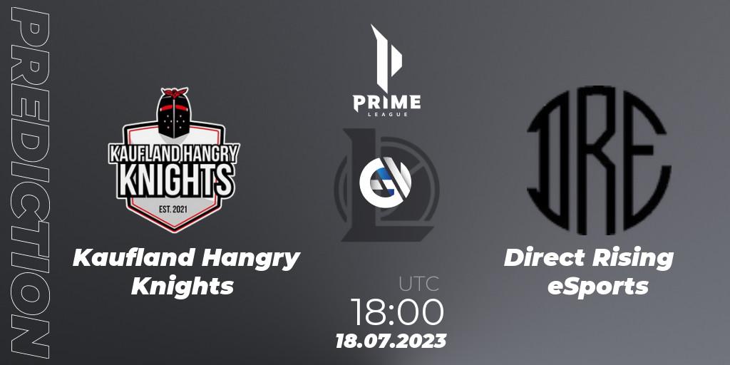 Kaufland Hangry Knights - Direct Rising eSports: прогноз. 18.07.2023 at 20:00, LoL, Prime League 2nd Division Summer 2023