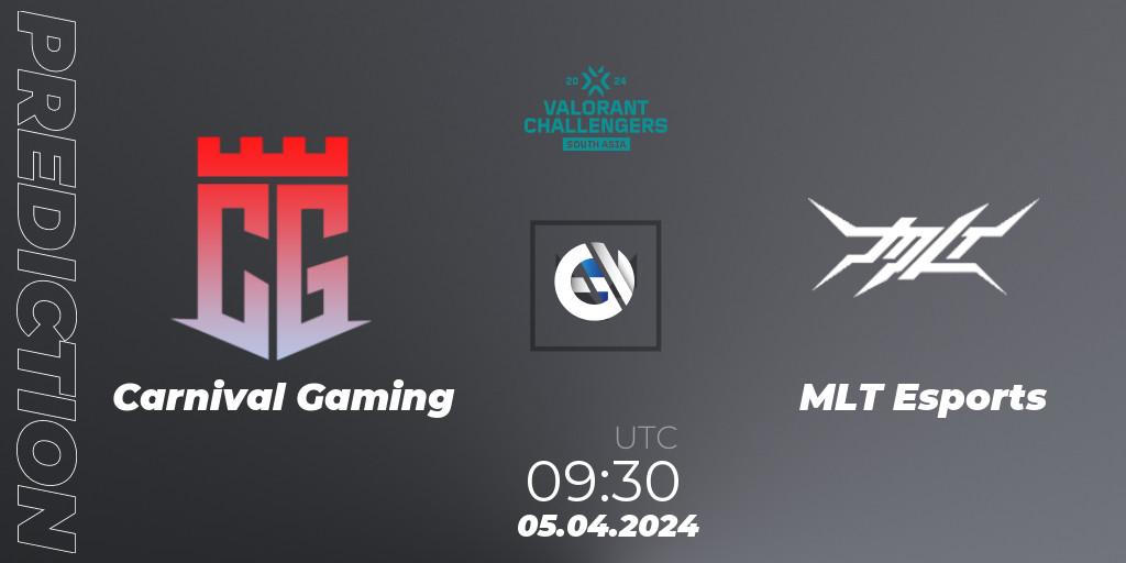 Carnival Gaming - MLT Esports: прогноз. 05.04.24, VALORANT, VALORANT Challengers 2024 South Asia: Split 1 - Cup 2