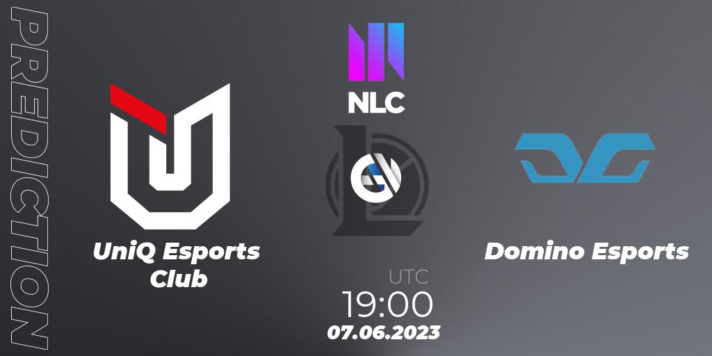 UniQ Esports Club - Domino Esports: прогноз. 07.06.2023 at 19:00, LoL, NLC Summer 2023 - Group Stage