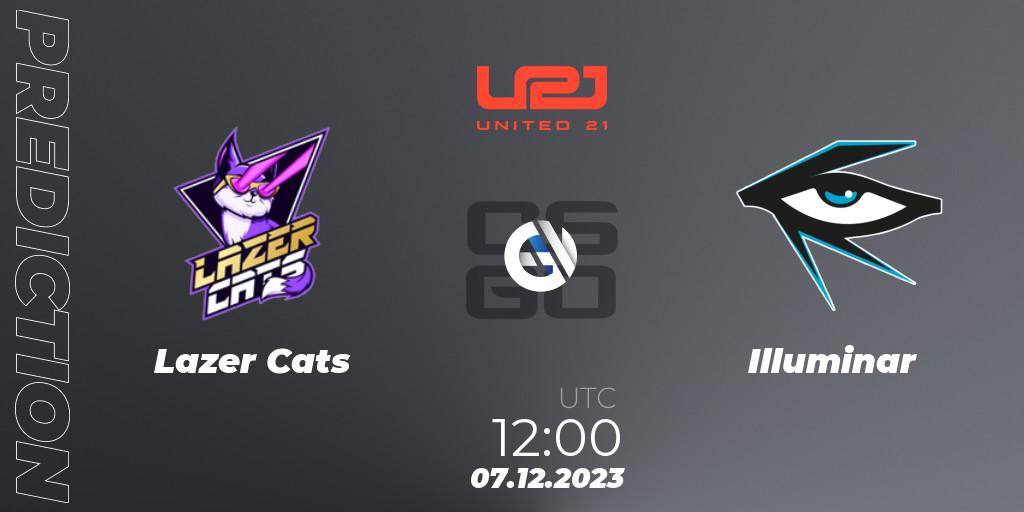Lazer Cats - Illuminar: прогноз. 07.12.2023 at 13:00, Counter-Strike (CS2), United21 Season 9