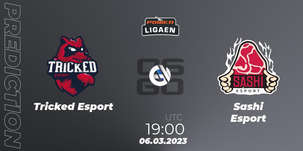 Tricked Esport - Sashi Esport: прогноз. 06.03.2023 at 19:00, Counter-Strike (CS2), Dust2.dk Ligaen Season 22