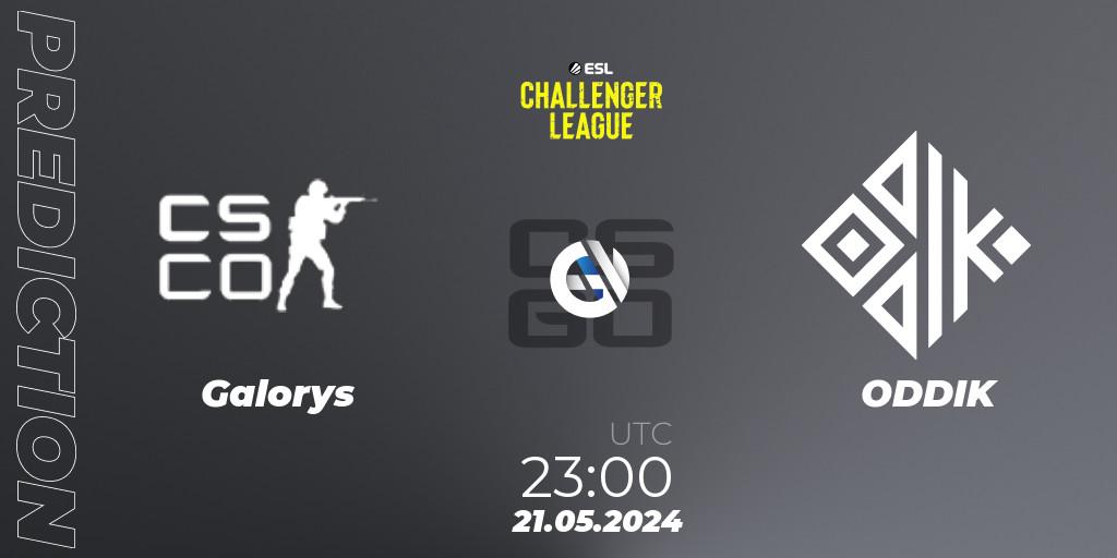 Galorys - ODDIK: прогноз. 22.05.2024 at 20:00, Counter-Strike (CS2), ESL Challenger League Season 47: South America