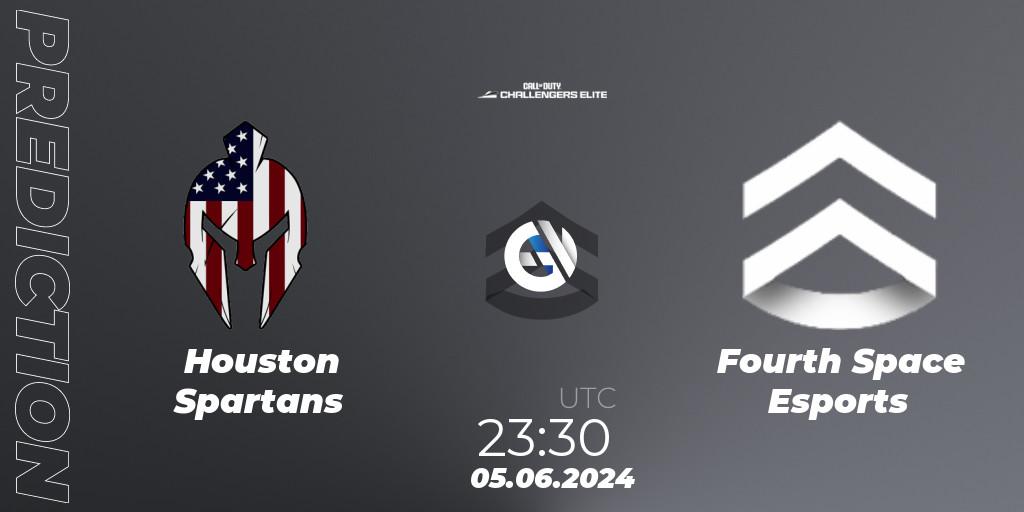Houston Spartans - Fourth Space Esports: прогноз. 05.06.2024 at 22:30, Call of Duty, Call of Duty Challengers 2024 - Elite 3: NA