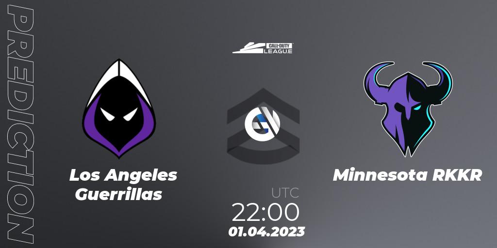 Los Angeles Guerrillas - Minnesota RØKKR: прогноз. 01.04.2023 at 22:00, Call of Duty, Call of Duty League 2023: Stage 4 Major Qualifiers