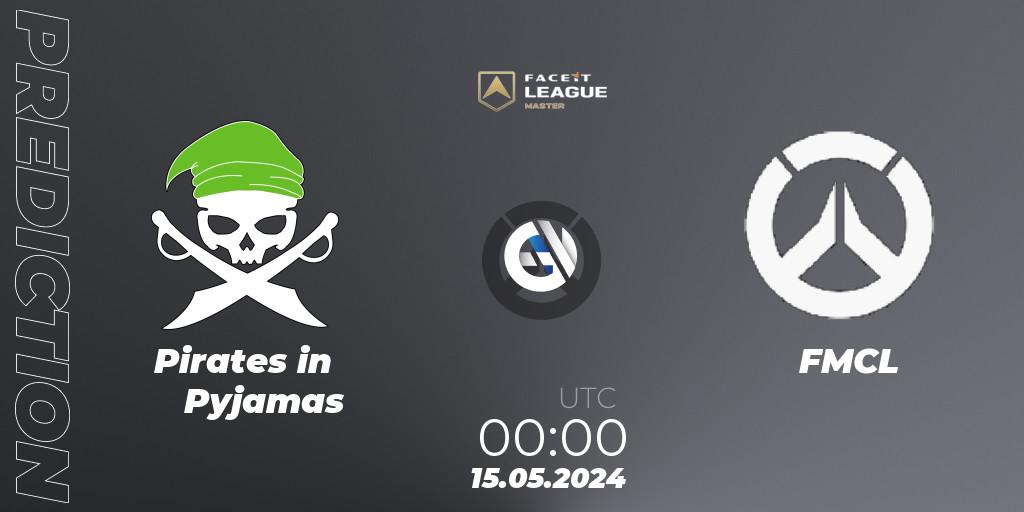 Pirates in Pyjamas - FMCL: прогноз. 15.05.2024 at 00:00, Overwatch, FACEIT League Season 1 - NA Master Road to EWC
