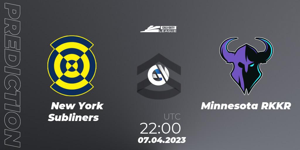 New York Subliners - Minnesota RØKKR: прогноз. 07.04.2023 at 22:00, Call of Duty, Call of Duty League 2023: Stage 4 Major Qualifiers