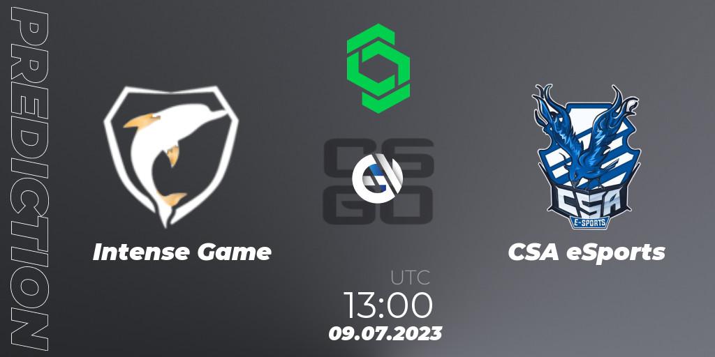 Intense Game - CSA eSports: прогноз. 09.07.2023 at 13:00, Counter-Strike (CS2), CCT South America Series #8: Closed Qualifier