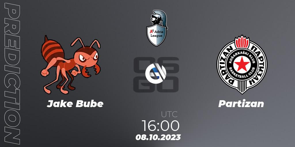 Jake Bube - Partizan: прогноз. 08.10.23, CS2 (CS:GO), A1 Adria League Season 12