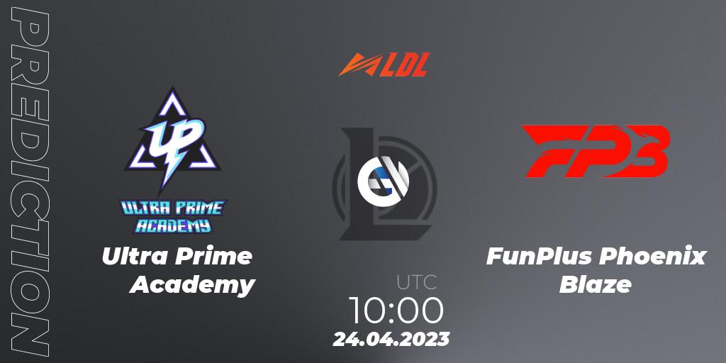 Ultra Prime Academy - FunPlus Phoenix Blaze: прогноз. 24.04.2023 at 11:00, LoL, LDL 2023 - Regular Season - Stage 2