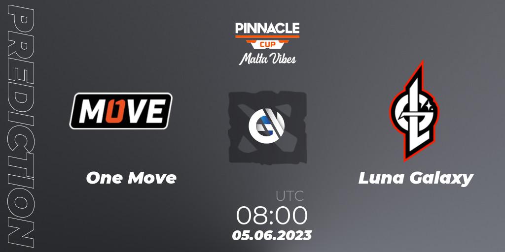 One Move - Luna Galaxy: прогноз. 05.06.23, Dota 2, Pinnacle Cup: Malta Vibes #2