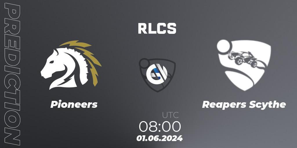 Pioneers - Reapers Scythe: прогноз. 01.06.2024 at 08:00, Rocket League, RLCS 2024 - Major 2: OCE Open Qualifier 6