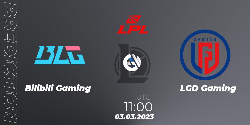 Bilibili Gaming - LGD Gaming: прогноз. 03.03.2023 at 11:20, LoL, LPL Spring 2023 - Group Stage