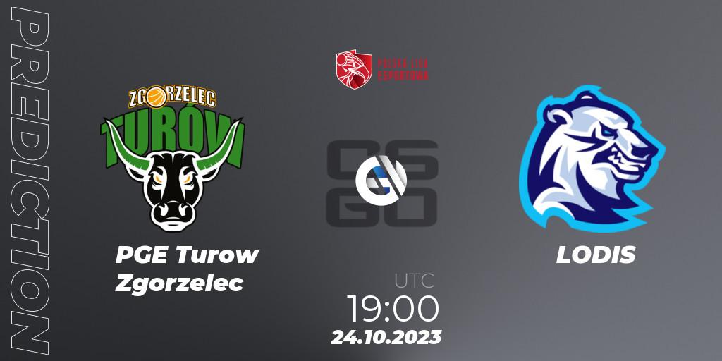 PGE Turow Zgorzelec - LODIS: прогноз. 24.10.2023 at 19:00, Counter-Strike (CS2), Polska Liga Esportowa 2023: Split #3