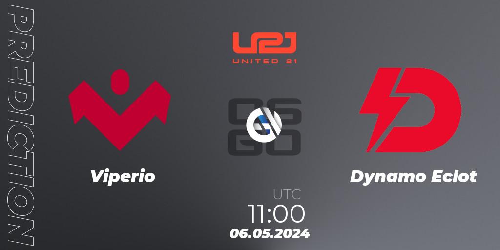 Viperio - Dynamo Eclot: прогноз. 06.05.2024 at 11:00, Counter-Strike (CS2), United21 Season 15