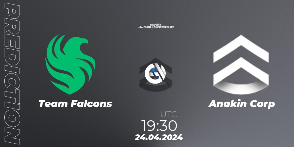 Team Falcons - Anakin Corp: прогноз. 24.04.2024 at 19:30, Call of Duty, Call of Duty Challengers 2024 - Elite 2: EU